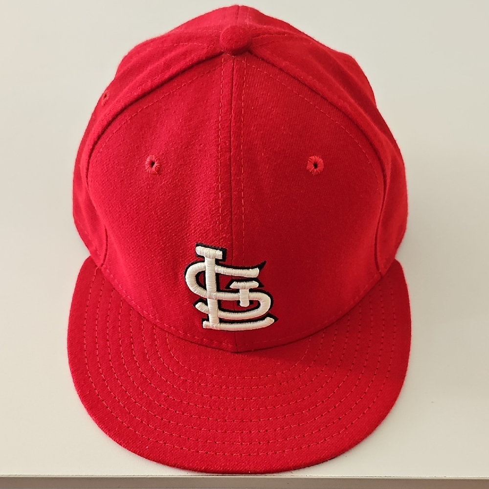 St louis Cardinals red fitted new era authentic collection